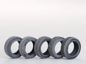 ruote a basso numero di poligoni Modello 3D