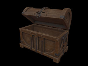 old chest 3Dモデル