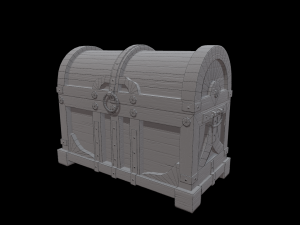 old chest 3Dモデル