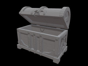 old chest 3Dモデル