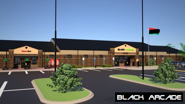 black arcade Modelo 3D .c4d .max .obj .3ds .fbx .stl .blend 