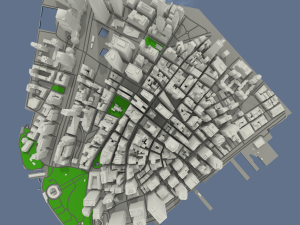 nyc lower manhattan financial district 3D Модель