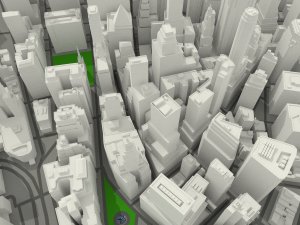 nyc lower manhattan financial district 3D Модель
