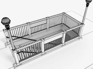 nyc subway entrance 3D Model