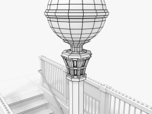 nyc subway entrance 3D Model