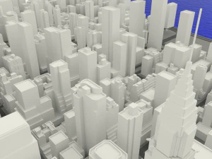 nyc midtown manhattan east 3D Model