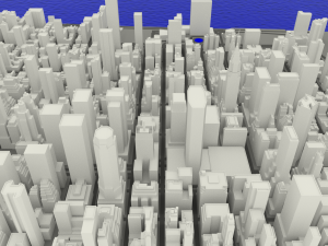 nyc midtown manhattan east 3D Модель