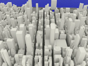 nyc midtown manhattan east 3D Model