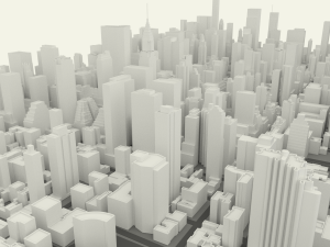 nyc midtown manhattan east 3D Модель