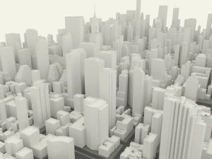nyc midtown manhattan east 3D Model