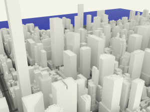 nyc midtown manhattan east 3D Модель