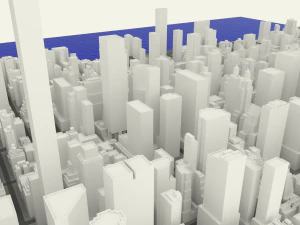 nyc midtown manhattan east 3D Model