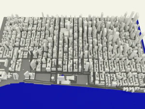 nyc midtown manhattan east 3D Model