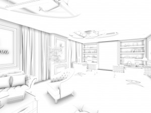 modern office 3D Model