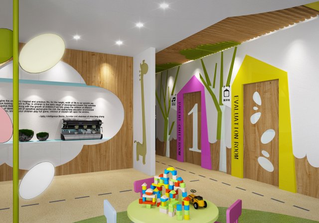childrens school Modelo 3D .c4d .max .obj .3ds .fbx .stl .blend 