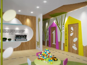 childrens school Modello 3D