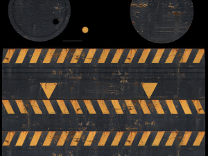 professional game-ready barrels low-poly and high-poly uv relaxed 3D Model