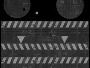 barils professionnels pr&ecirc;ts pour le jeu low-poly et high-poly uv relax Modèle 3D