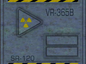 professional game-ready wall module plates safewarning 3D Model
