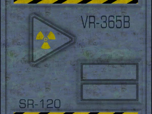 professional game-ready wall module plates safewarning 3D Model