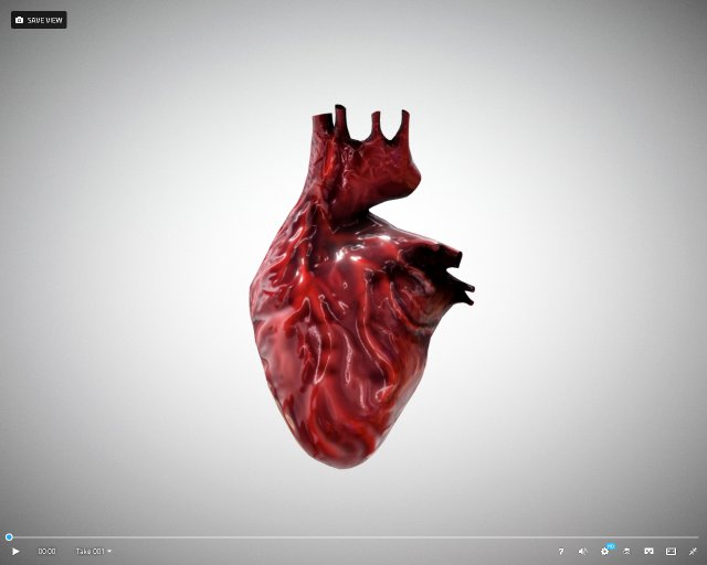 heart animated free on sketchfab Modelo 3D .c4d .max .obj .3ds .fbx .stl .blend 