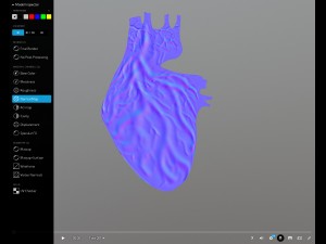 heart animated free on sketchfab Modelo 3D