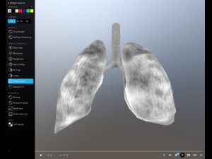 animated lung free on sketchfab 3Dモデル