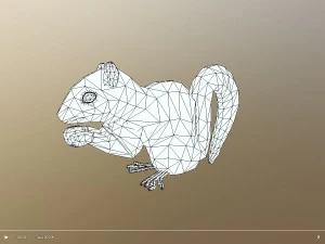animated squirrel free on sketchfab 3D Model