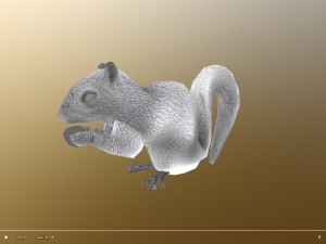 animated squirrel free on sketchfab 3D 모델