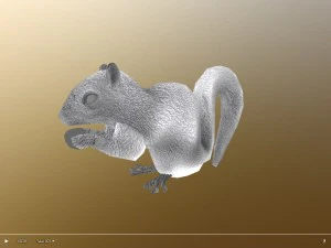 animated squirrel free on sketchfab 3D Model