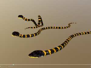 snake critter animated free on sketchfab Modello 3D
