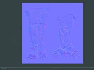 shade the night hunter walking animation 3D Model