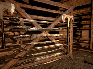 pacote de espadas de masmorra Modelo 3D