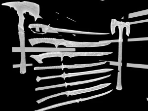 dungeon swords pack 3D Model