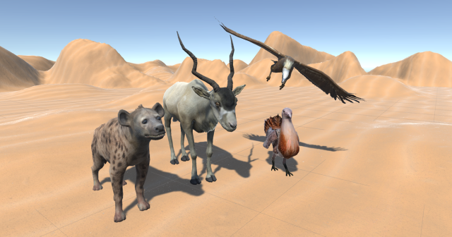 african animals - pack 3D-Modell .c4d .max .obj .3ds .fbx .stl .blend 