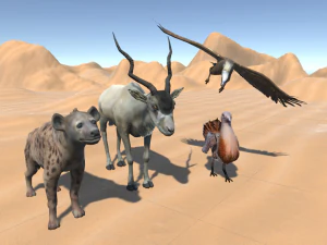 Afrikaanse dieren - pak 3D Model