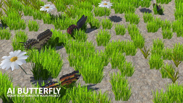 ai butterfly 3D 모델 .c4d .max .obj .3ds .fbx .stl .blend 
