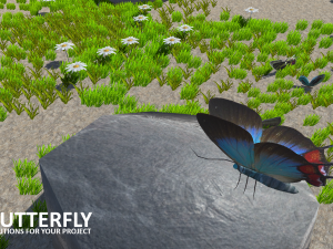 ai butterfly 3D 모델