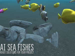 ai sea fishes - ready solutions for your project 3D 모델