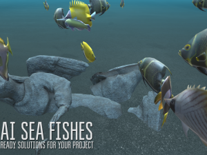ai sea fishes - ready solutions for your project 3D 모델
