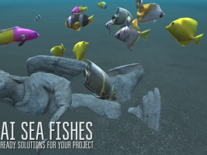 ai sea fishes - ready solutions for your project 3D 모델