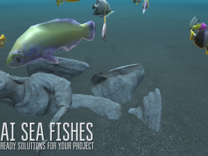 ai sea fishes - ready solutions for your project 3D 모델