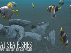 ai sea fishes - ready solutions for your project 3D 모델