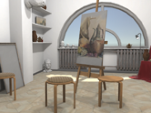 art workshop - interior and props Modelo 3D
