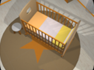 baby room - props and room 3D Модель