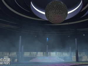 big night club - interior and props 3D Model