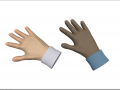 cartoon hands - animated Modelo 3D