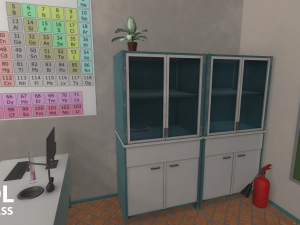 chemistry class - school 3D 模型