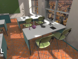 chemistry class - school 3D Model