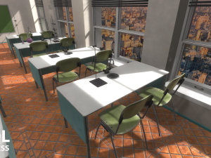 chemistry class - school 3D 模型